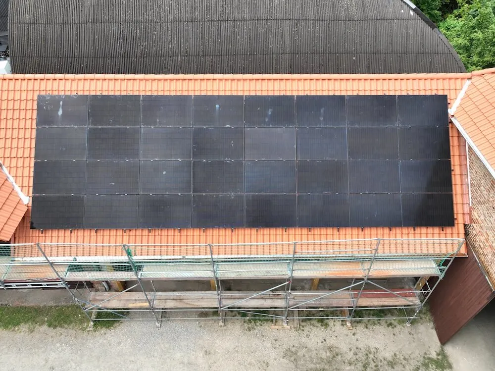 PV-Anlage 28 kWp – Bauernhaus, Detailansicht